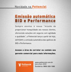 Emissão automática BID e Performance